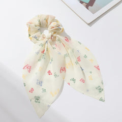 Butterfly Hair Scarf Scrunchie Soft Scrunchie for Women Girls