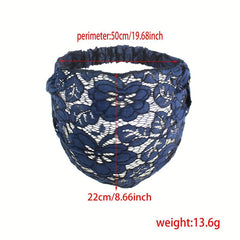 Wide Brim Lace Headband Hair Scarf Sweet Headwear Hair Accessories