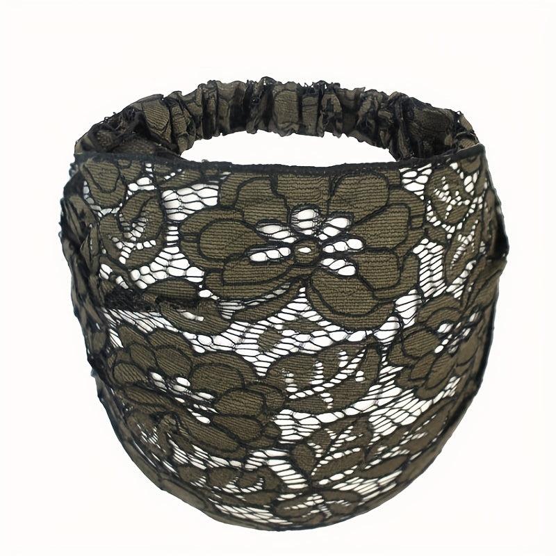 Wide Brim Lace Headband Hair Scarf Sweet Headwear Hair Accessories