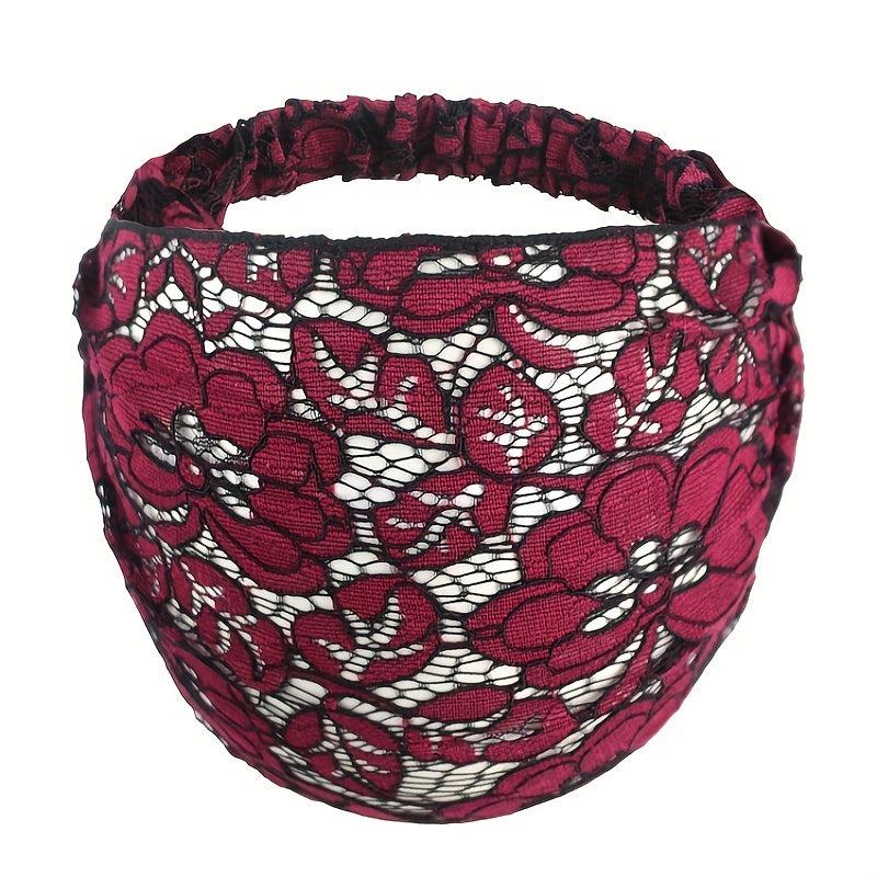 Wide Brim Lace Headband Hair Scarf Sweet Headwear Hair Accessories