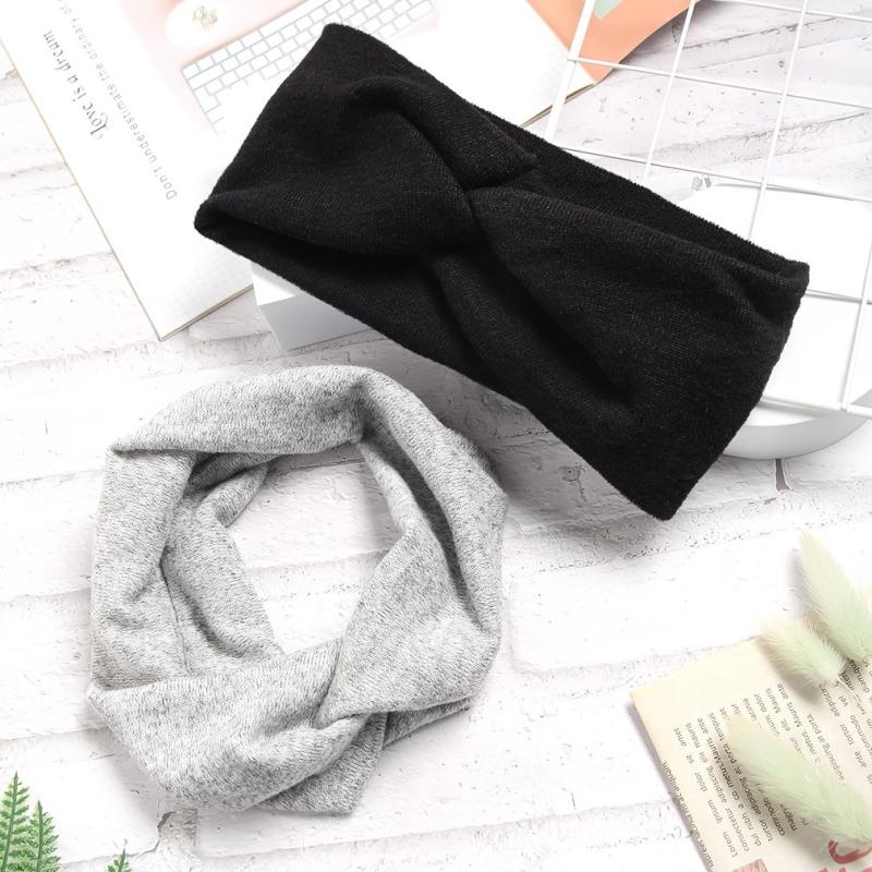 Women Girls Turban Headbands Wide Headwraps Elastic Yoga Hair Accessories