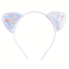 Cat Ears Hair Band Star Sequin Head Hoop for Kids