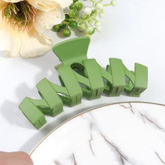 Matte Hair Claw Clip for Stylish Updos and Half-Up Hairstyles