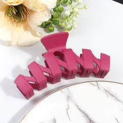 Matte Hair Claw Clip for Stylish Updos and Half-Up Hairstyles