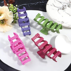 Matte Hair Claw Clip for Stylish Updos and Half-Up Hairstyles