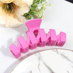 Matte Hair Claw Clip for Stylish Updos and Half-Up Hairstyles