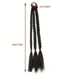 Y2K Boxing Braid Wig Sweet Twist Braid Double Ponytail