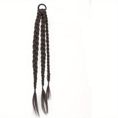 Y2K Boxing Braid Wig Sweet Twist Braid Double Ponytail