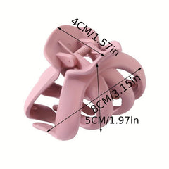 Matte Hair Claw Clip 8cm Non Slip Hair Styling Accessory