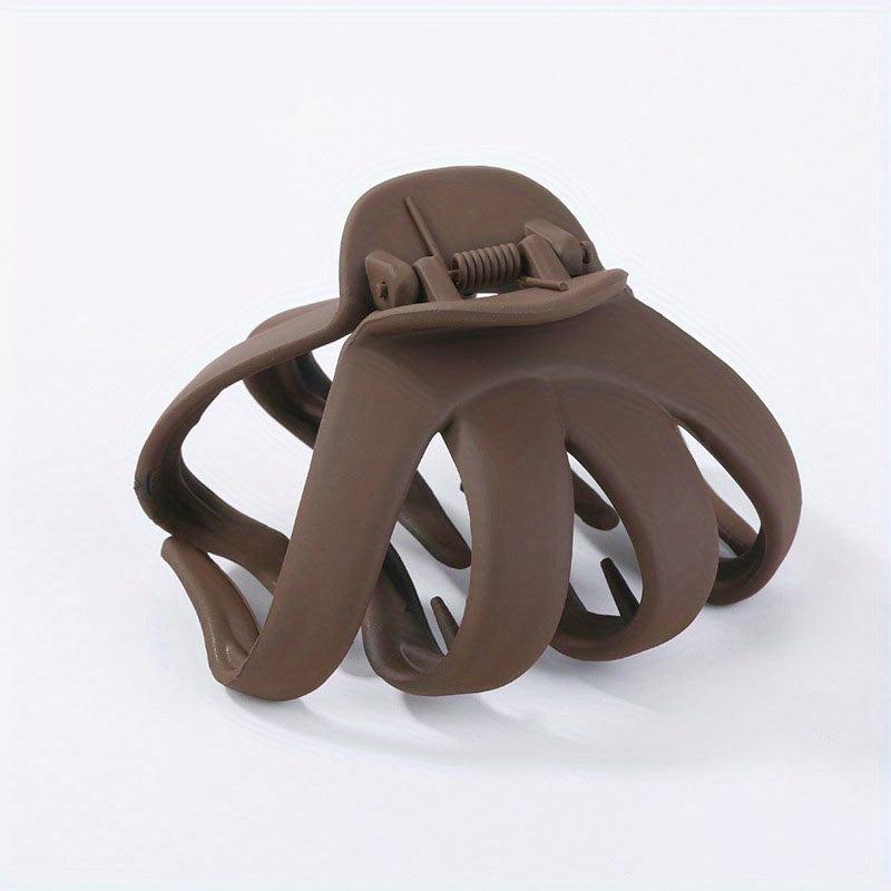 Matte Hair Claw Clip 8cm Non Slip Hair Styling Accessory