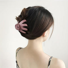 Matte Hair Claw Clip 8cm Non Slip Hair Styling Accessory