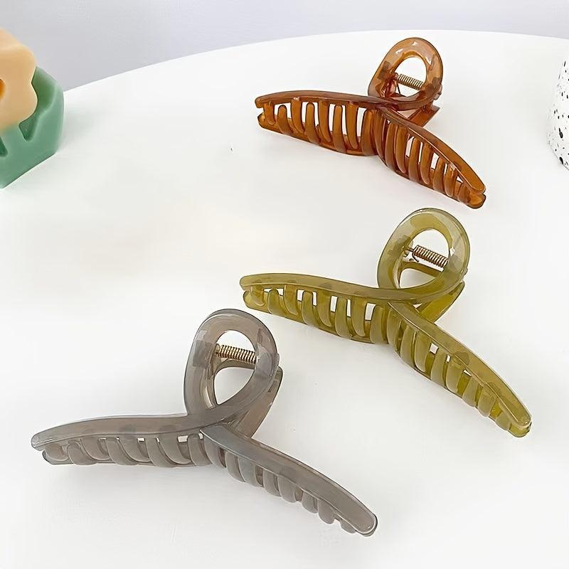 4pcs Large Butterfly Hair Claw Clips For Women