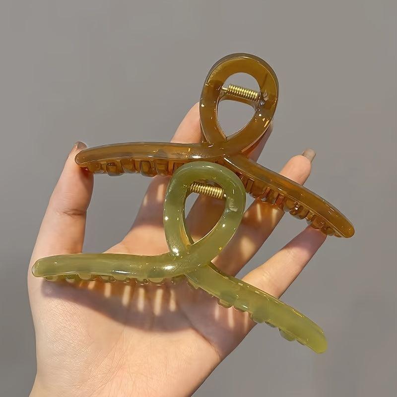 4pcs Large Butterfly Hair Claw Clips For Women