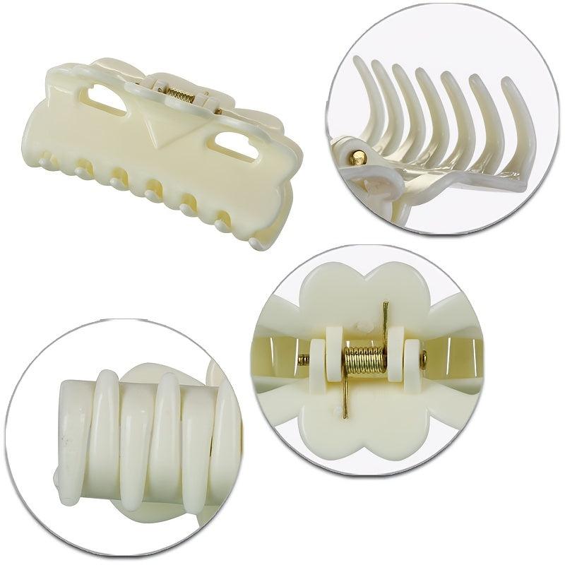 Large Hair Claw Clip Retro Non Slip Strong Hold Grip Hair Jaw Clip