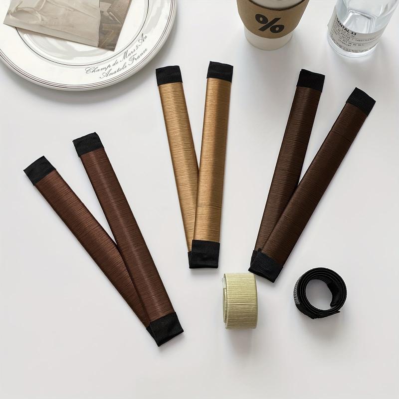 French Hair Bun Maker Snap Roll Tool Twist Donut Bun Hairstyle