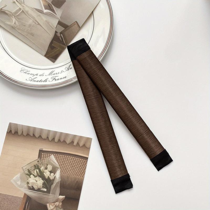 French Hair Bun Maker Snap Roll Tool Twist Donut Bun Hairstyle