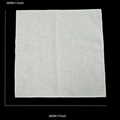 5pcs 60S Cotton Square Scarf Small Handkerchief Soft Pocket Scarf