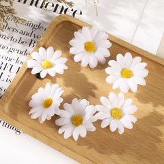 Sunflower Hair Clip Set Non Slip Duck Billed Flower Side Ponytail Accessories