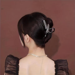 Wheat Shape Hair Clip Headwear Female Back Head Hair Clip Shark Claw Headwear