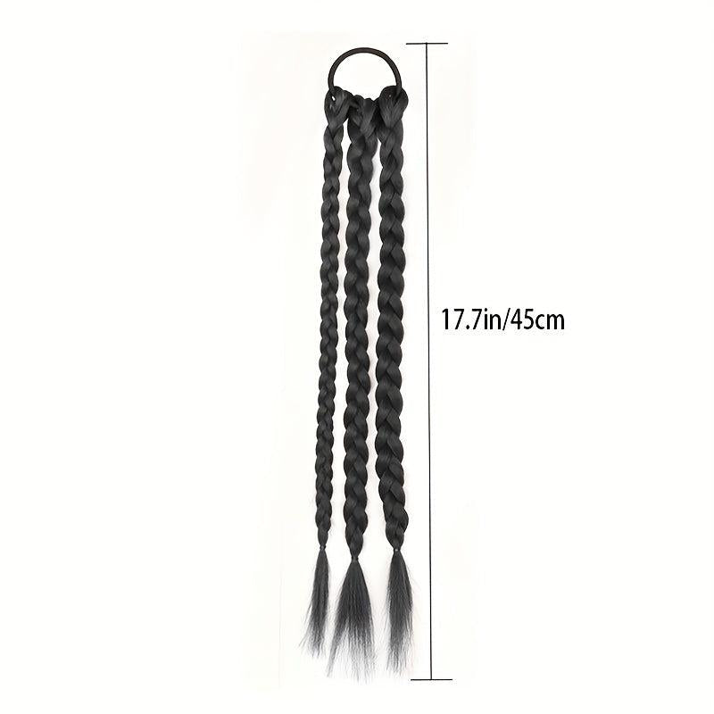PC Braided Y2K Wig Braid Natural Plait Simulation Hair Fiber Accessory