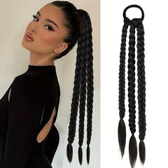 PC Braided Y2K Wig Braid Natural Plait Simulation Hair Fiber Accessory