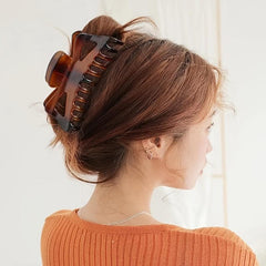 Plastic Bowknot Hair Claw Clip Strong Grip Hair Jaw Clip