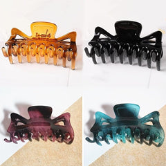 Plastic Bowknot Hair Claw Clip Strong Grip Hair Jaw Clip