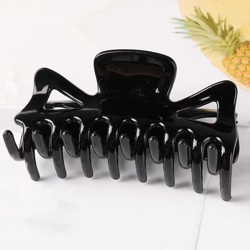 Plastic Bowknot Hair Claw Clip Strong Grip Hair Jaw Clip