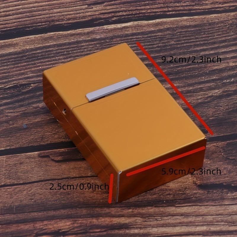 Automatic Flip Aluminum Alloy Cigarette Box Metal Cigarette Case