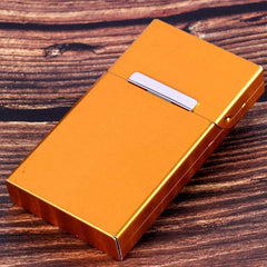 Automatic Flip Aluminum Alloy Cigarette Box Metal Cigarette Case
