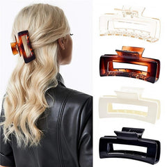 Frosted Hair Claw Clips Strong Hold Grip for Thick Hair