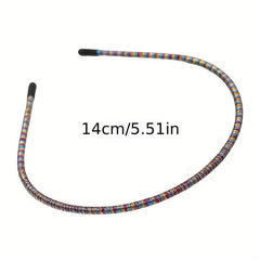 Thin Headband With Teeth Non-slip Hair Hoop for Women Girls
