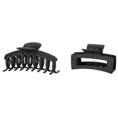 2PCS Hair Clips Set Non slip Hair Claw Clips Banana Rectangle Hair Clips