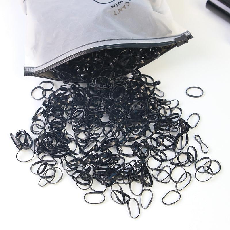 1000PCS Hair Ties Hair Rubber Bands Thin Small Elastics Bands