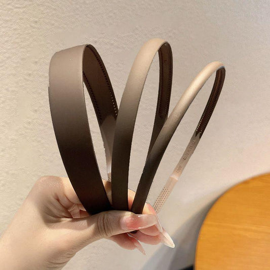3pcs Matte Teeth Comb Headbands Hair Accessories