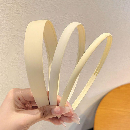 3pcs Matte Teeth Comb Headbands Hair Accessories