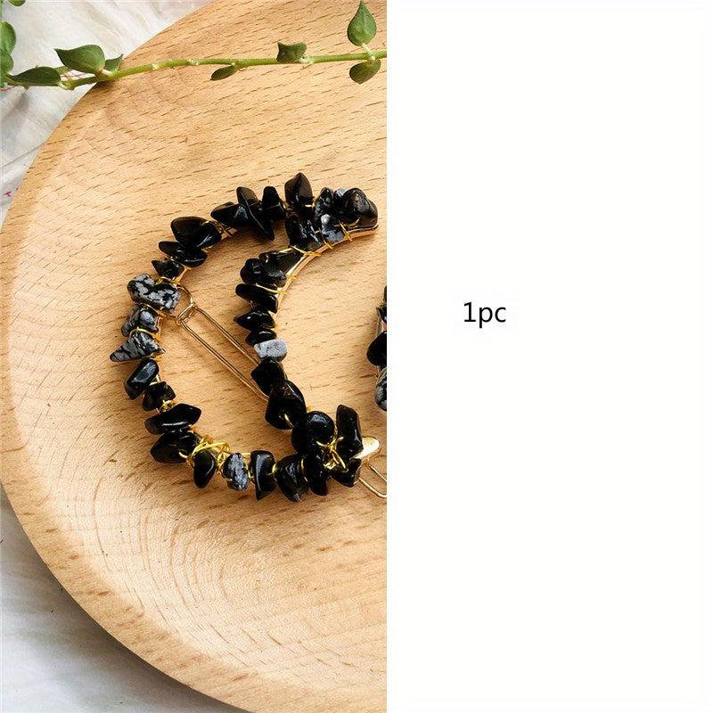 Crystal Hair Clip Side Clip Head Jewelry Accessories