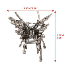 Biochemical Butterfly Grab Clip Liquid Metal Hairpin