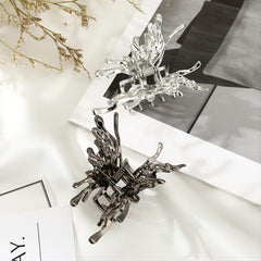 Biochemical Butterfly Grab Clip Liquid Metal Hairpin