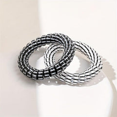10pcs Spiral Hair Tie Scrunchies and Elastic Bands Ponytail Holder