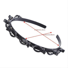 Braided Hair Clip Band Hair Hoop Non slip Hairpin