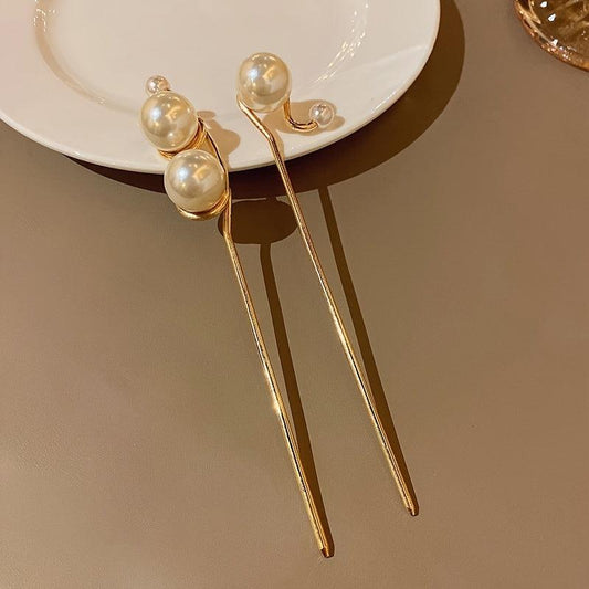 Pearl Hair Stick Hair Chopsticks Pearl Bun Hair Pin Bridal Wedding Hair Jewelry