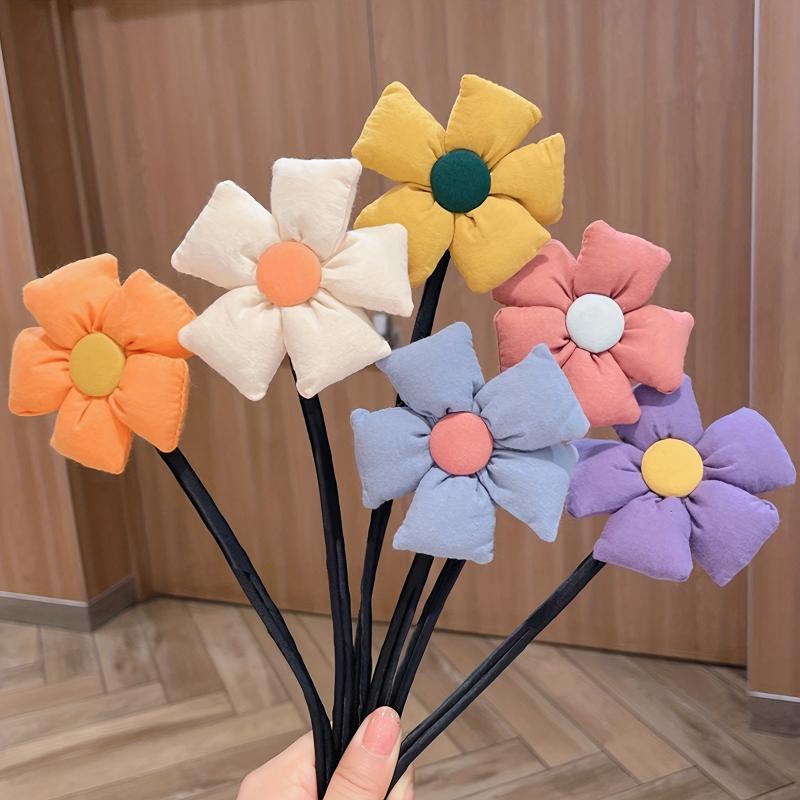 Flower Hair Tie Bun Maker Floral Hair Styler Fabric Hair Styling Tool