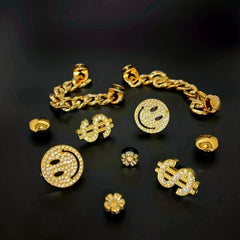 Smile Face Shoe Buckle Clogs DIY Decoration