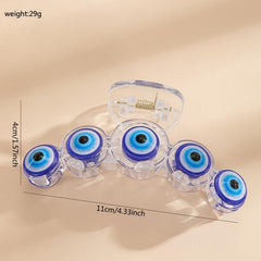 Devil's Eye Hair Clip Transparent Hair Accessories Female