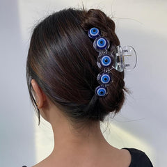 Devil's Eye Hair Clip Transparent Hair Accessories Female