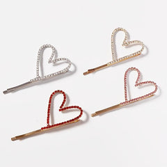 Rhinestone Hairclip Metal Alloy Hairpin Barrette for Party Prom Wedding