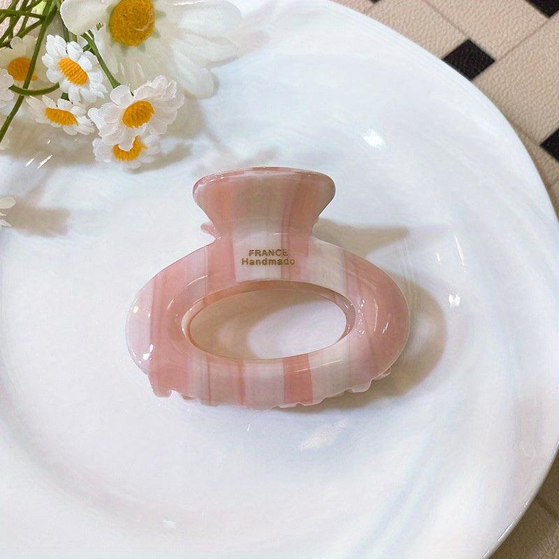 Acetate Hair Claw Ellipse Ponytail Holder Hair Clip
