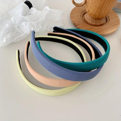 Morandi Solid Headband Casual Hair Hoop All Match Hair Accessories