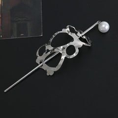 Pearl Hair Stick Metal Hairpin